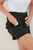 Women's Kick Pleat Golf Skort - Black image 4