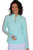 Women's Sheer Long Sleeve Golf Shirt – Aqua image 1