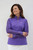 Women's Long Sheer Sleeve Golf Shirt - Lavender image 3