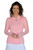 Women's Sheer Long Sleeve Golf Shirt - Grapefruit image 1