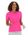 Women's Short Sleeve Golf Polo Shirt – Hot Pink image 1