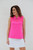 Women's Sheer Sleeveless Golf Shirt - Hot Pink image 1