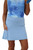 Women's Kick Pleat Golf Skort - Sky image 1