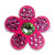 Penelope - Bonjoc Swarovski Crystal Golf Ball Marker Accessory with magnetic hat clip.  Handcrafted with 100% genuine Swarovski crystal.  Perfect for corporate gifts or tee prizes. Comes with carrying pouch.