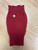 Women's Merino Wool Wrist Warmers - Rust Red image 1