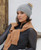 Women's Double Layer Winter Beanie - Grey image 1