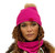 Women's Double Layer Winter Beanie - Hot Pink image 1