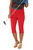 Women's Golf Pedal Pushers - Cherry image 1
