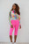 Women's Golf Pedal Pushers - Hot Pink image 1