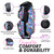 Taboo Fashions Lightweight 14-Way Women’s Golf Cart Bag – Resort Collection (Blue Seashells and Starfish)