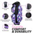 Taboo Fashions Lightweight 14-Way Women’s Golf Cart Bag – Resort Collection (Purple Petals)