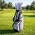Lightweight 4-Way Women’s Golf Stand Bag – Resort Collection (Black Tie Polka Dots) - Lifestyle 1