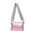 Pink Padded Crossbody Belt Bag image 1