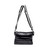 Black Padded Crossbody Belt Bag image 1