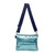Teal Padded Crossbody Belt Bag image 1