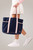 Navy Cotton Tote Bag image 1