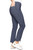 Navy Plaid Stretch Ankle Pant - GolftiniPant