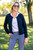 Navy Cardigan Sweater - GolftiniSweaters