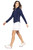 Navy Cool Girl Pullover - GolftiniTops