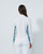 Breeze White Long Sleeve Half Neck Top image 2