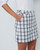 Golf Plaid Black White Skort image 3
