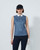Twisted Sleeveless Polo Shirt image 1