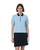 Cropped Breezy Blue Short Sleeve Polo Shirt PS26 image 1