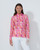 Sheermotion Radiant Pink Long Sleeve Half Zip Top image 1