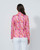 Sheermotion Radiant Pink Long Sleeve Half Zip Top image 2