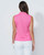 Peoria Radiant Pink Sleeveless Polo image 2
