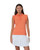 Frill Electric Orange Sleeveless Polo Shirt image 1