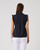 Frill Navy Sleeveless Polo Shirt image 2