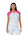 V-Neck Cap Sleeve T-Shirt PS26 Radiant Pink image 1