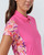 Edge Cap Sleeve Polo Shirt PS26 Radiant Pink image 2