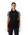 Edge Black Cap Sleeve Polo Shirt image 1