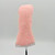 Just4Golf Pink Sherpa Hybrid Headcover w/ White Trim