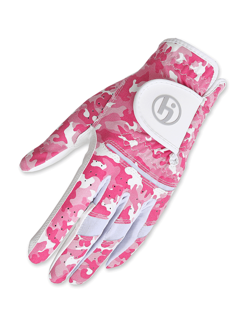 HJ Glove Gripper Pink Camo Women's Golf Glove