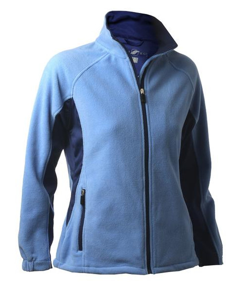 Glen Echo Ladies Blue Stretch Tech Rain Jacket