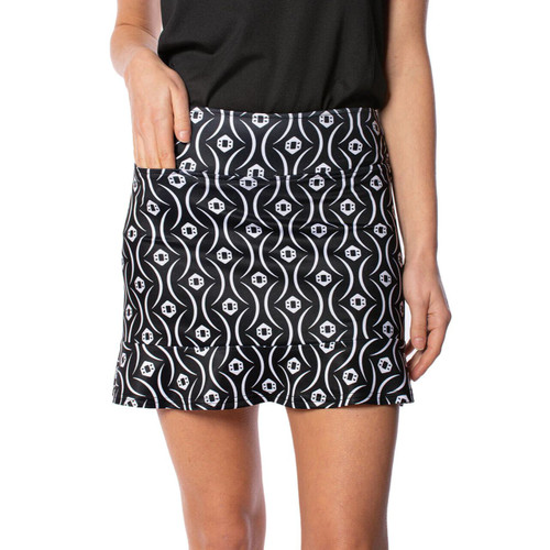 Jupe-short De Golf Golftini Confidence - Femme - Taille XL - Noir/Blanc - Neuve