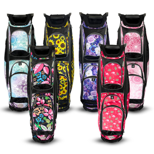 Floral Women's Golf Cart Bag | Taboo Fashions Resort Collection