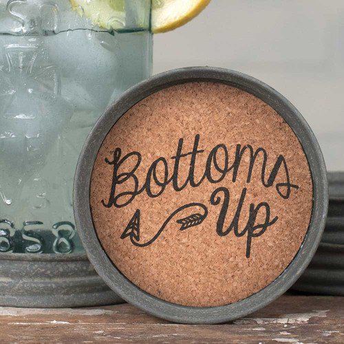 Mason Jar Coaster - Bottoms Up