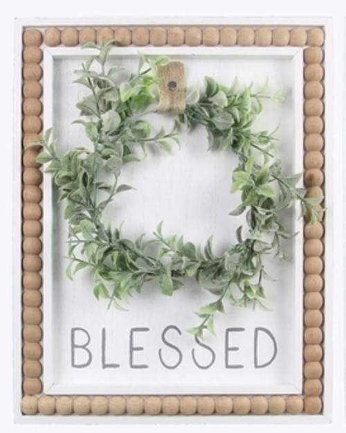 Blessed Bead Accent Wall Sign
