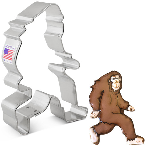 Do you believe in Sasquatch? If so, grab our 4 3/8" Bigfoot Cookie Cutter and get huntin'! This fun-to-use shape is perfect for a gift, whether or not the recipient is a believer.