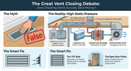 The Great Vent Closing Debate: Does Shutting Vents Actually Save Money?