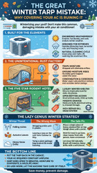 The Great Winter Tarp Mistake: Why Covering Your AC is Ruining It