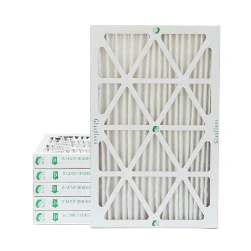 18x25x2 MERV 13 ( FPR 10 ) Pleated 2" Inch Air Filters for HVAC Systems by Glasfloss.  6 Pack