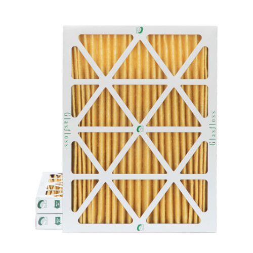 20x24x2 MERV 11 ( FPR 8-9 ) Pleated 2" Inch Air Filters for HVAC Systems by Glasfloss.  3 Pack
