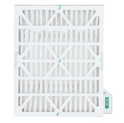16x20x4 MERV 13 ( FPR 10 ) Pleated 4" Inch Air Filters for HVAC Systems by Glasfloss.  2 Pack.   Exact Size: 15-1/2 x 19-1/2 x 3-3/4