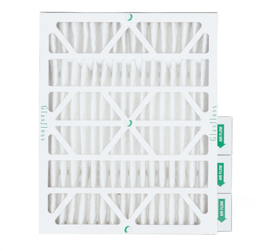 18x24x4 MERV 13 ( FPR 10 ) Pleated 4" Inch Air Filters for HVAC Systems by Glasfloss.  4 Pack.   Exact Size: 17-1/2 x 23-1/2 x 3-3/4