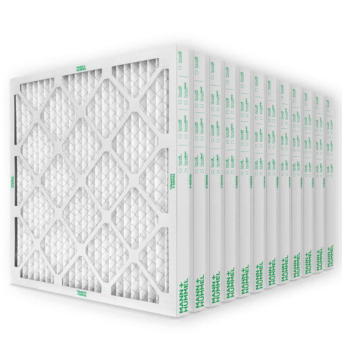 24x24x2 MERV 8 ( FPR 5-6 ) Pleated 2" Inch HVAC Filters for AC and Furnace.  Case of 12